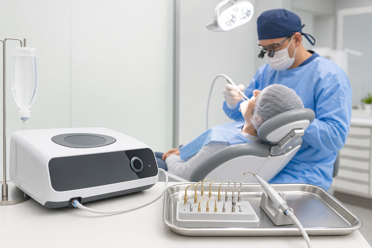 Protocolo passo a passo para levantamento de seio com Piezosurgery White